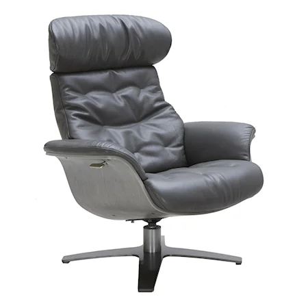 Lean-Back Swivel Chair with Office Style